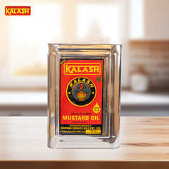 Kalash Kachi Ghani Pure Mustard Oil, 15Kg Tin