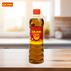 Kalash Kachi Ghani Pure Mustard Oil, 500ml PET Bottle