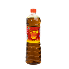 Kalash Kachi Ghani Pure Mustard Oil, 1L PET Bottle